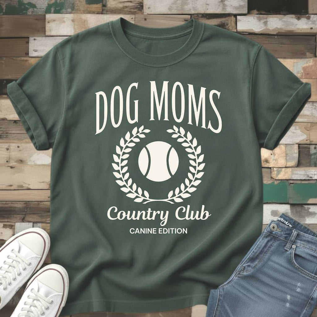 Dog Moms Country Club T-Shirt