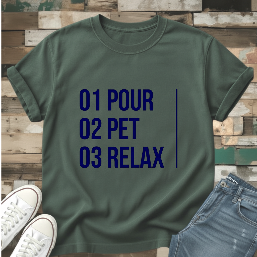 Pour. Pet. Relax T-Shirt