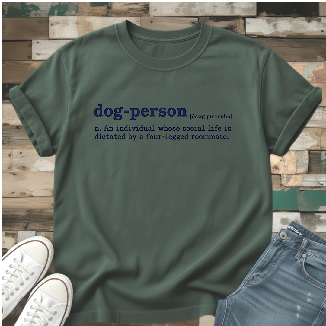 Dog-Person Definition T-Shirt