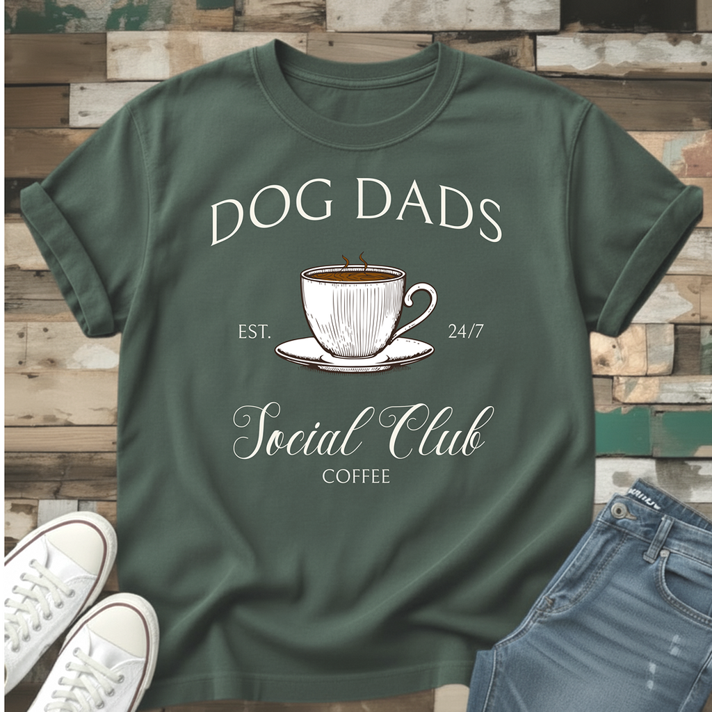 Dog Dads Coffee Social Club T-Shirt