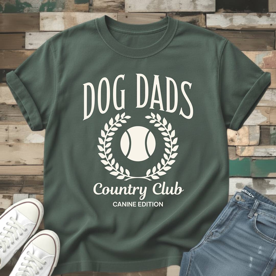 Dog Dads Country Club T-Shirt