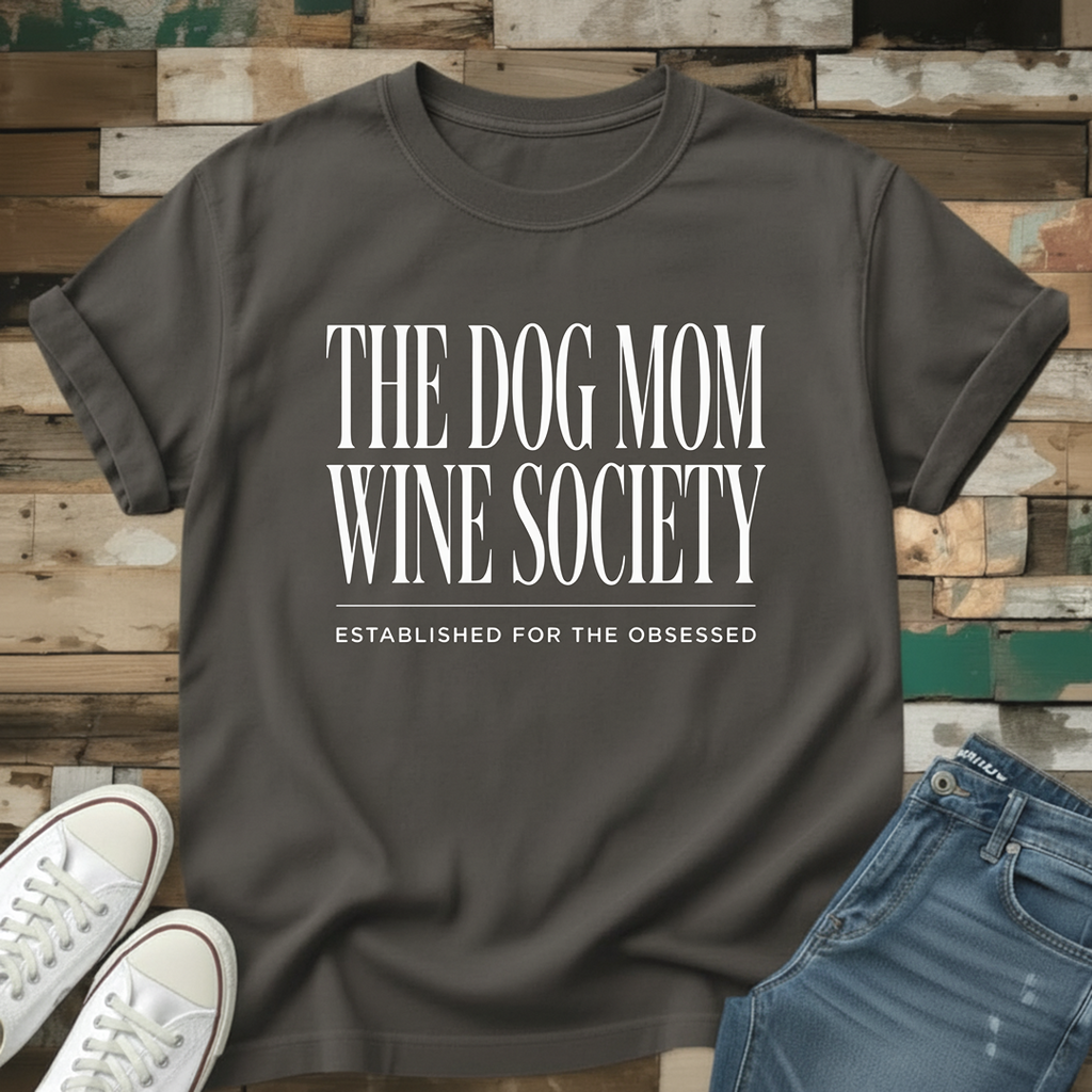 The Dog Mom Wine Society T-Shirt