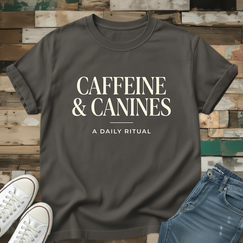 Caffeine & Canines T-Shirt